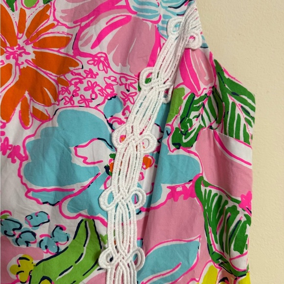 Lilly Pulitzer for Target: Women's Nosey Posie Shift Mini Dress Size 16 - Picture 3 of 4
